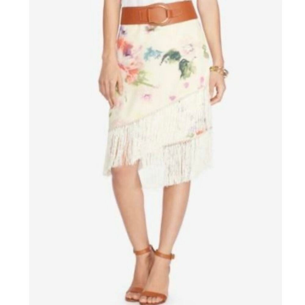 Lauren Ralph Lauren beautiful flowy flora skirt Sz 22 New Easter